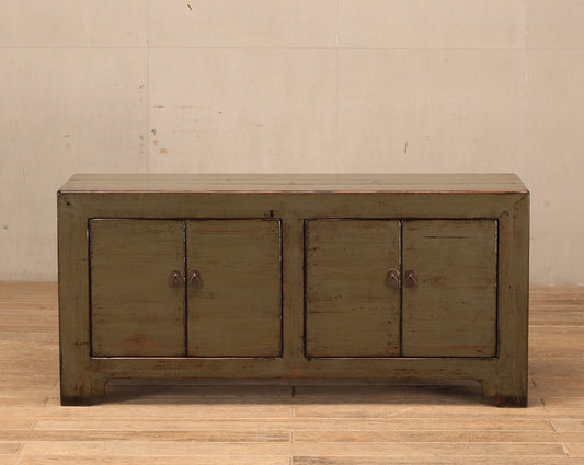 ANTIQUE FOUR DOOR CABINET | ARTICHOKE