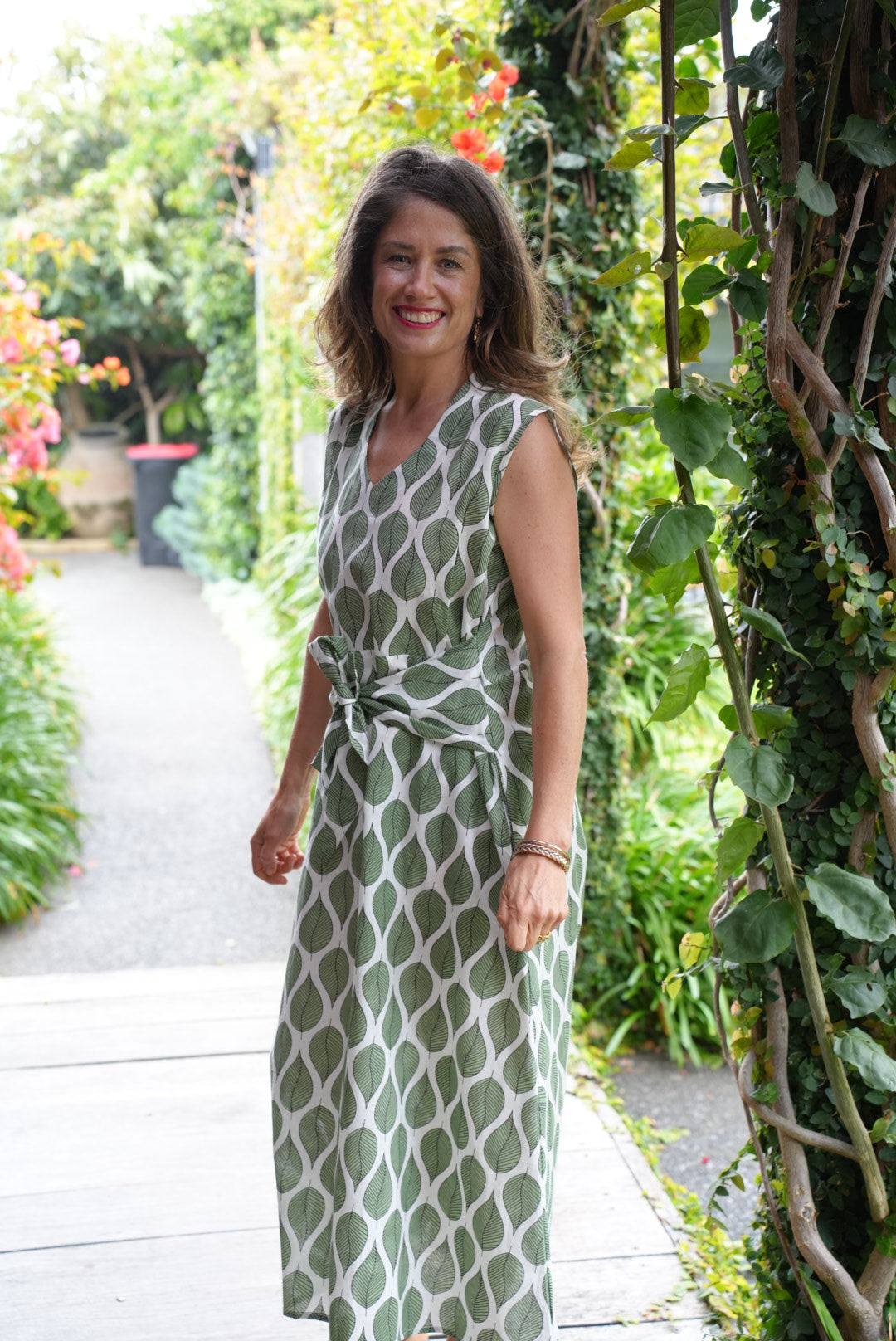 LILY DRESS | GREEN LEAF