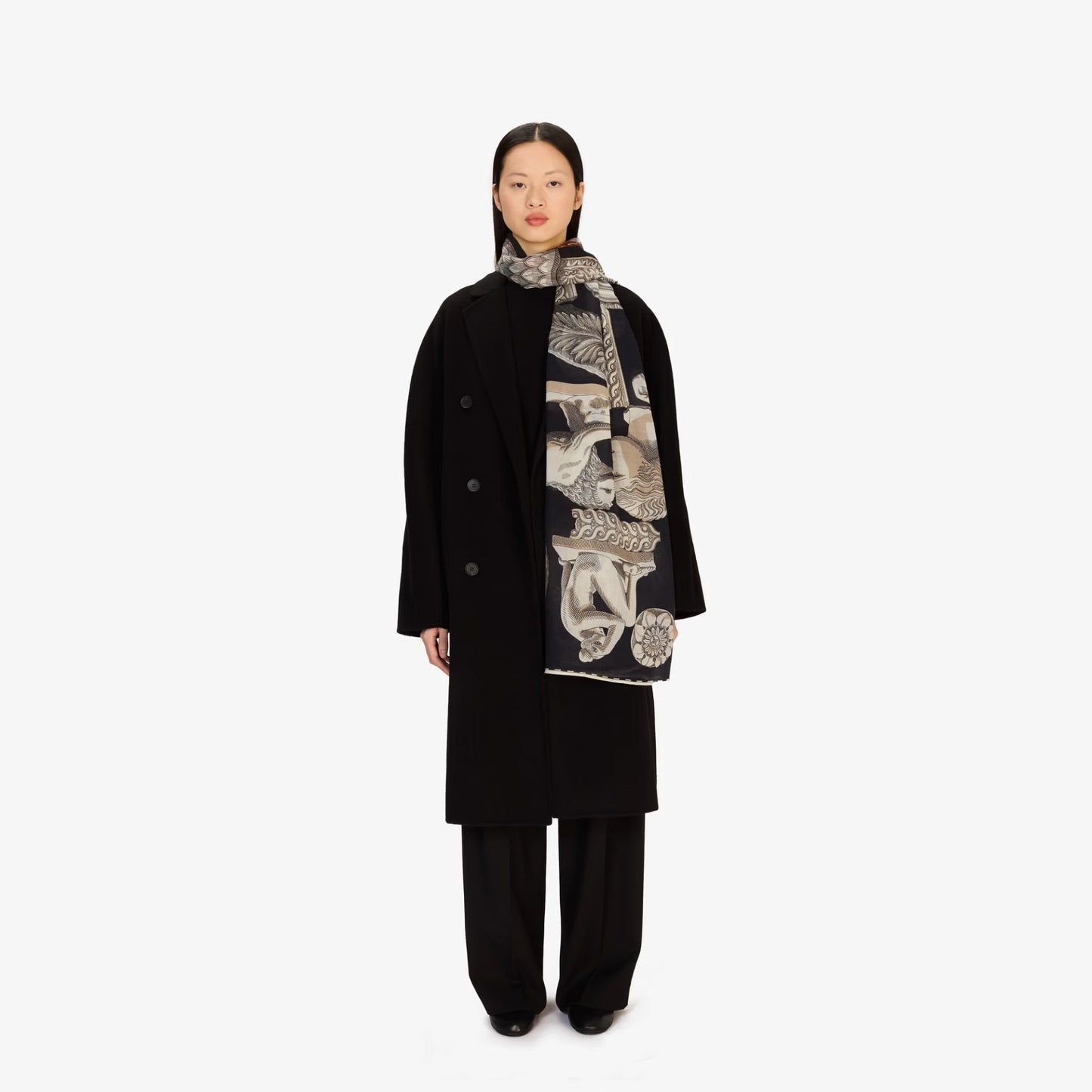 ARCHIVES Scarf- BLACK by Inouï Edition