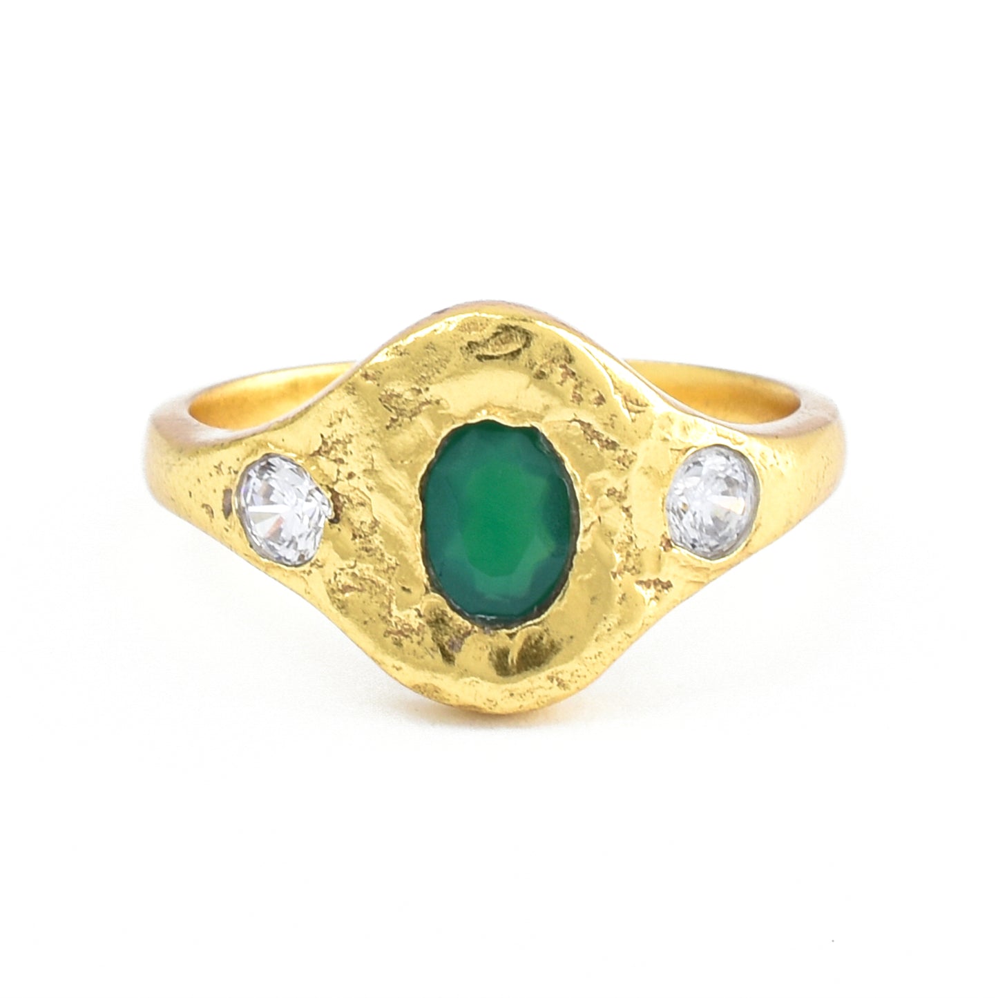 LUCIA RING | GREEN OYNX