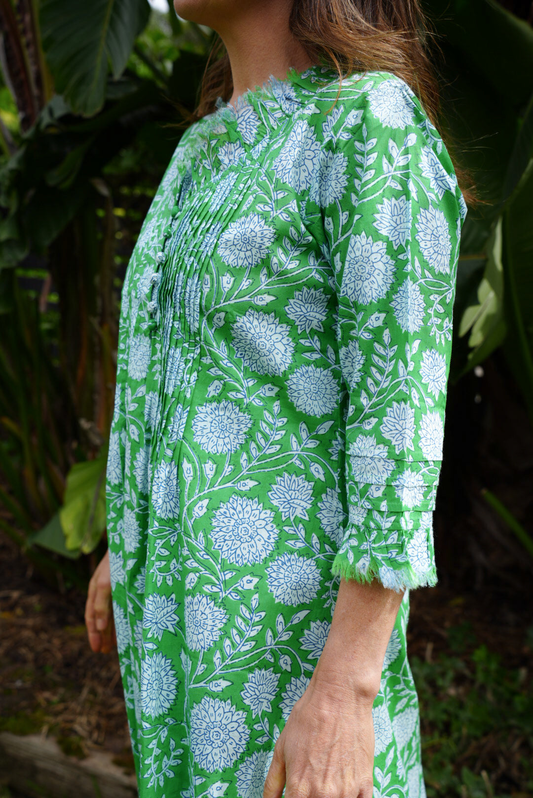 SIENNA MID DRESS | GREEN