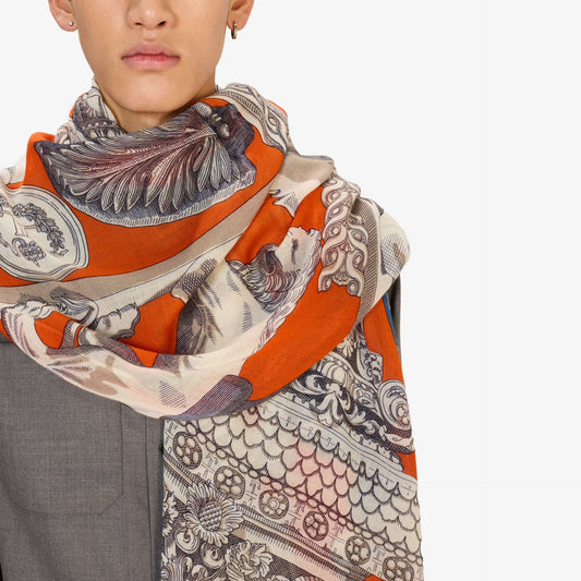 ARCHIVES Scarf- ORANGE by Inouï Edition