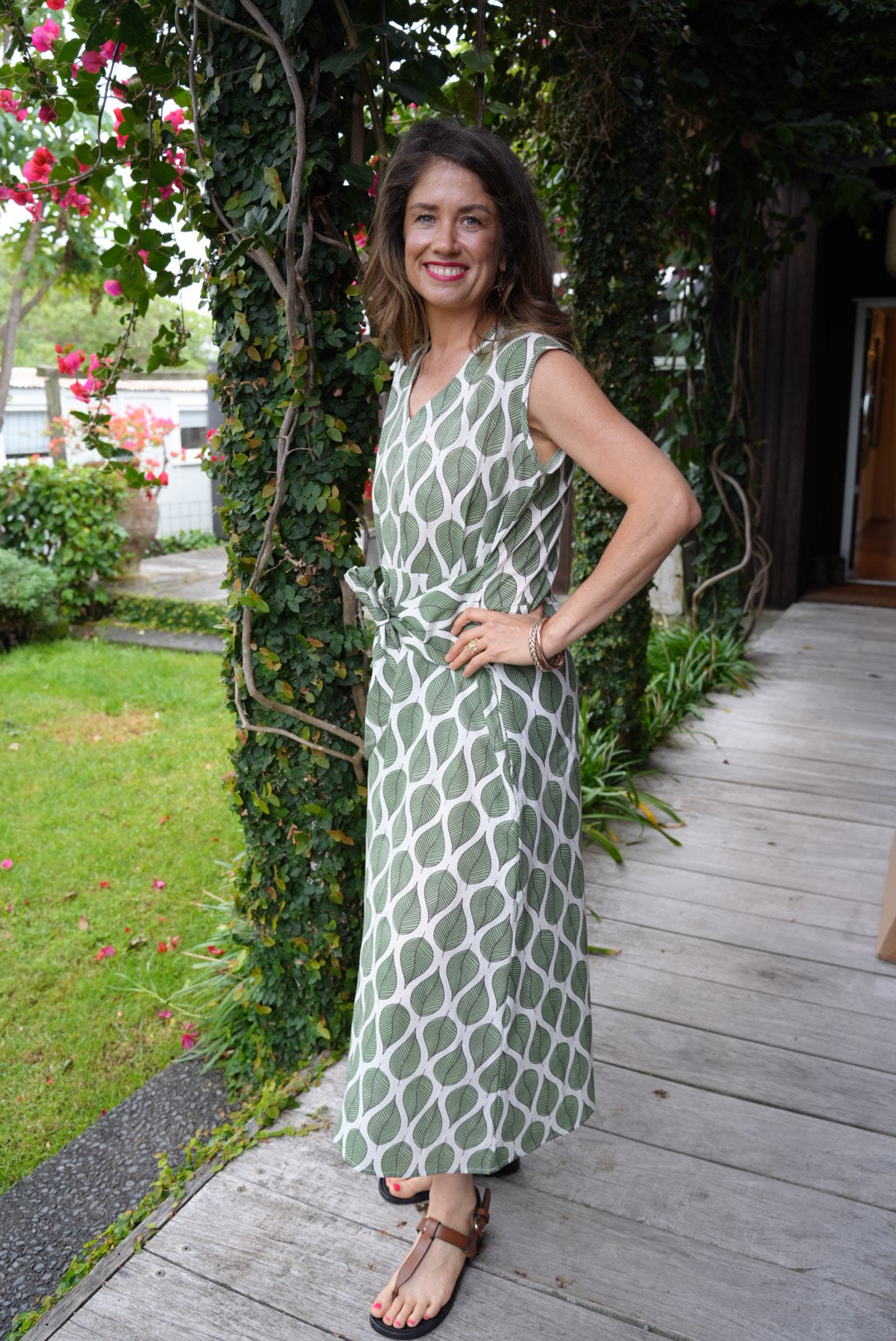 LILY DRESS | GREEN LEAF