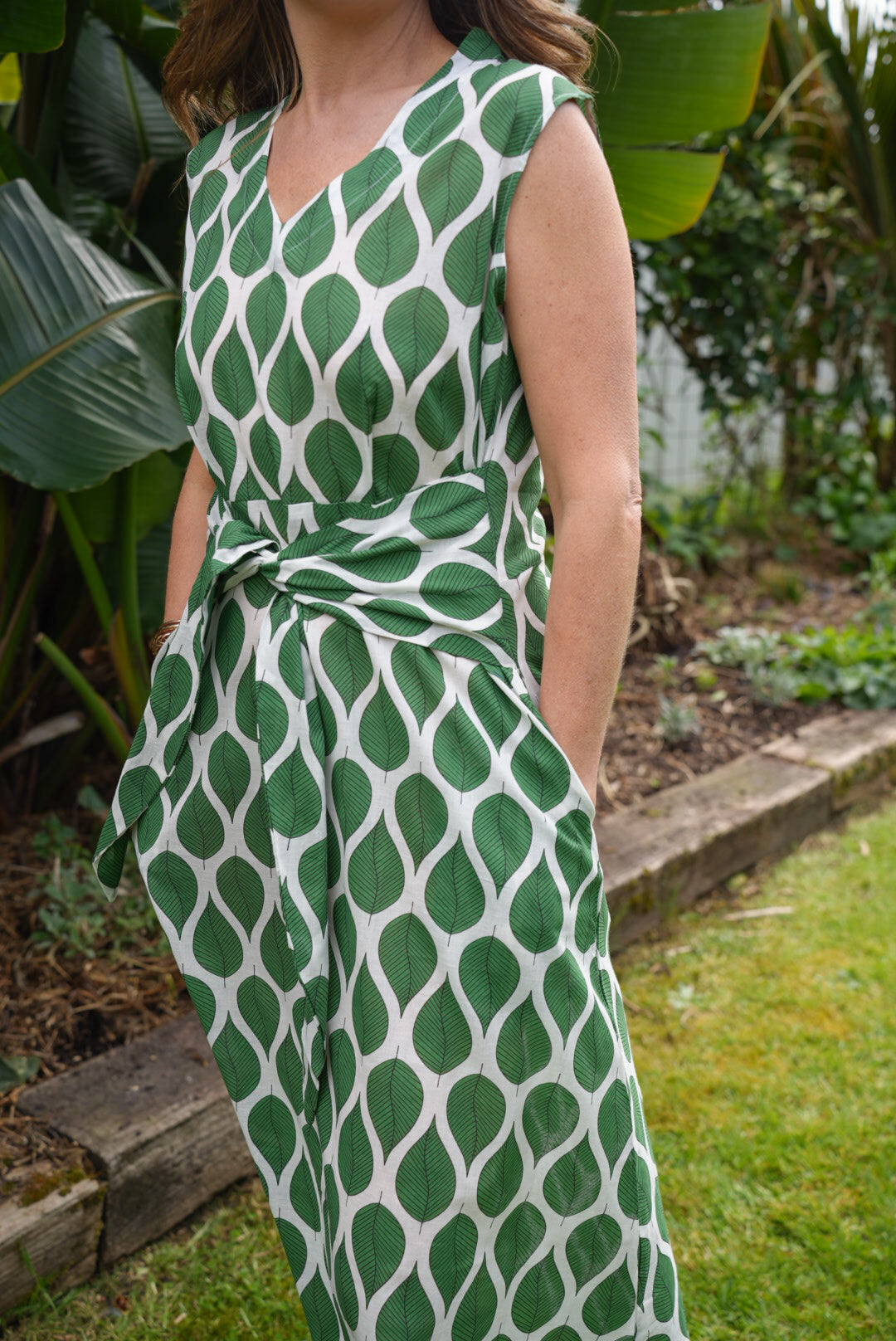 LILY DRESS | GREEN LEAF