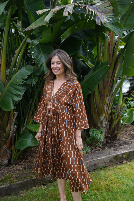 LUCIA DRESS | CINNAMON