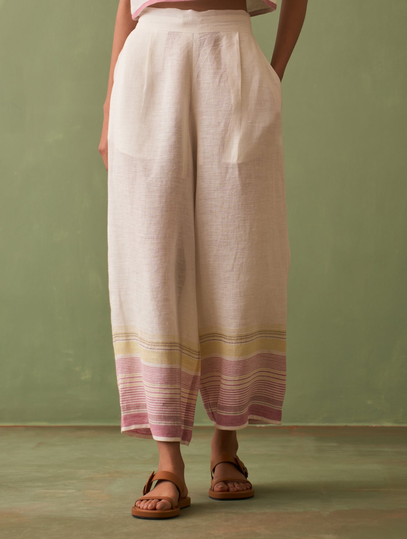 LINEN PANTS | IVORY