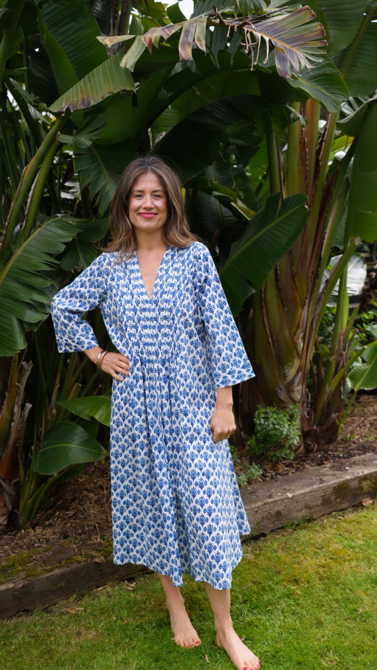 LUCIA DRESS | INDIGO