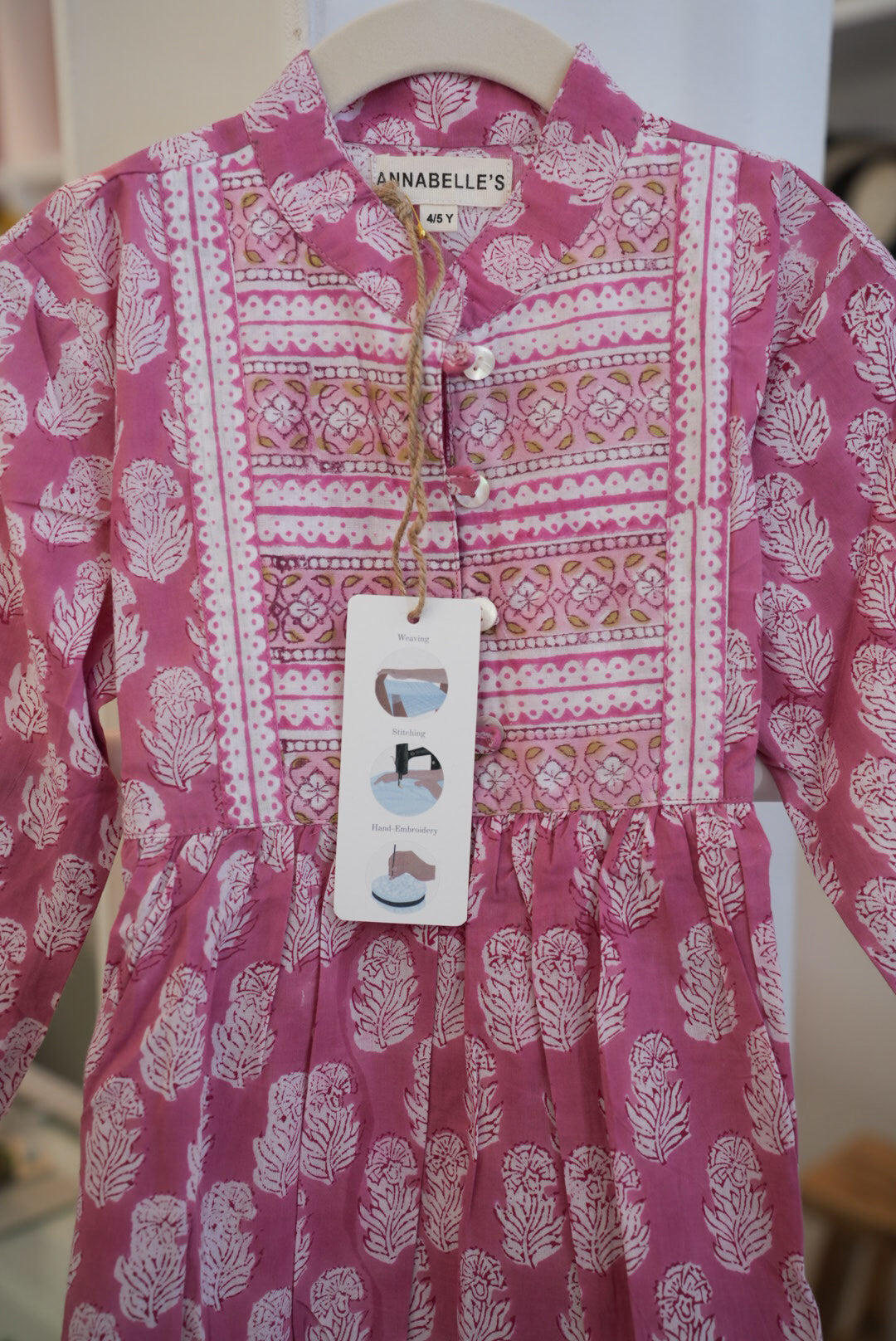 CEECEE DRESS | KIDS | PINK FLORAL