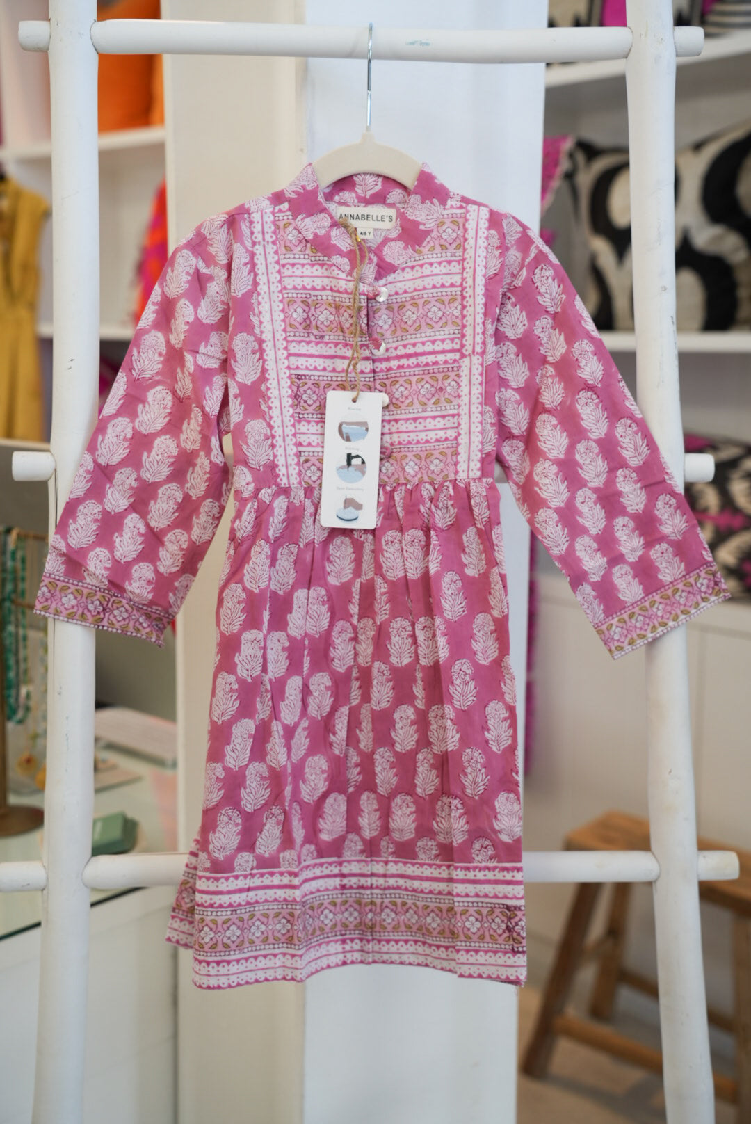 CEECEE DRESS | KIDS | PINK FLORAL