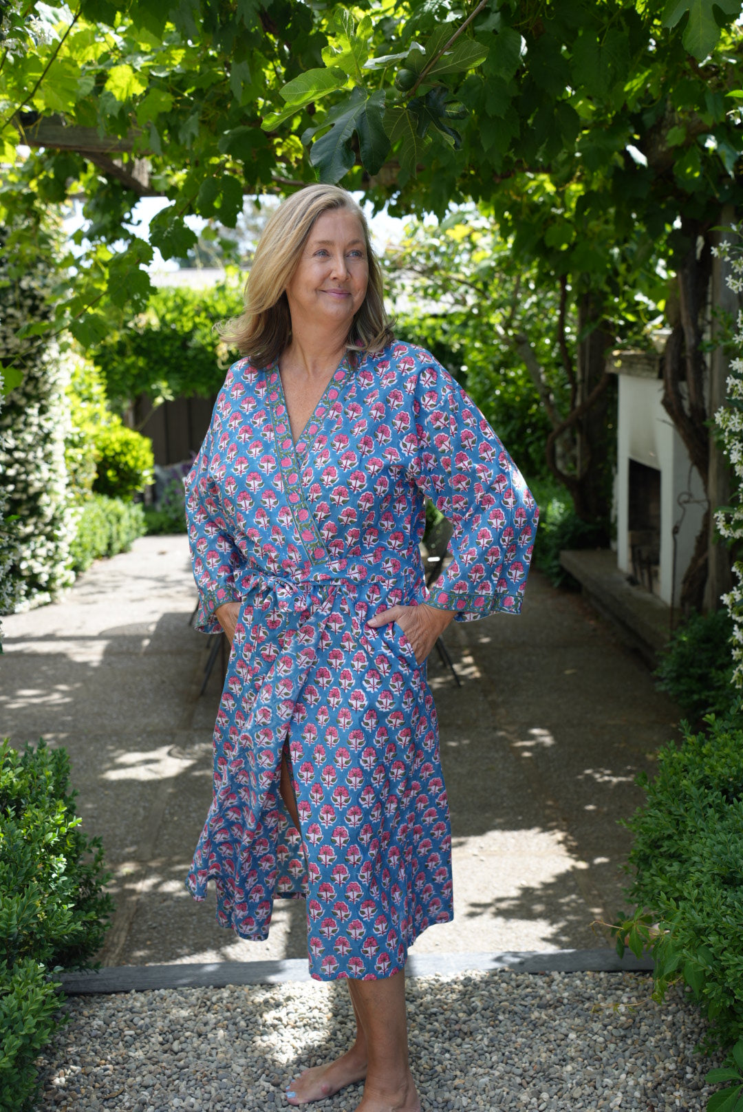 COTTON BLOCK PRINT KIMONO | JAIPUR BLOOM