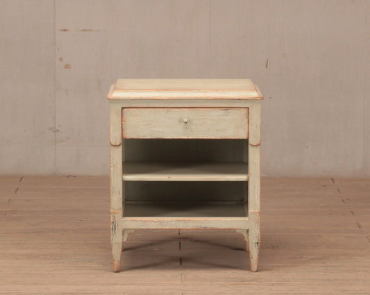 PAINTED SIDE TABLE w DRAWERS