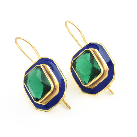 SELENE EARRINGS | EMERALD