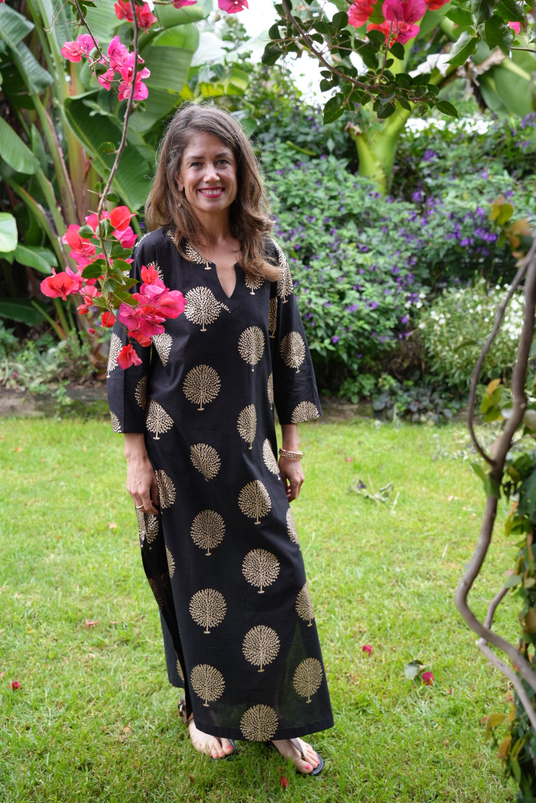 NICKY DRESS | BLACK GOLD