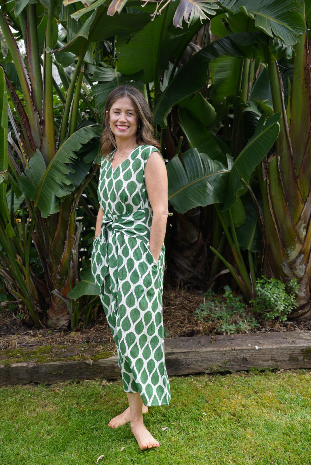 LILY DRESS | GREEN LEAF