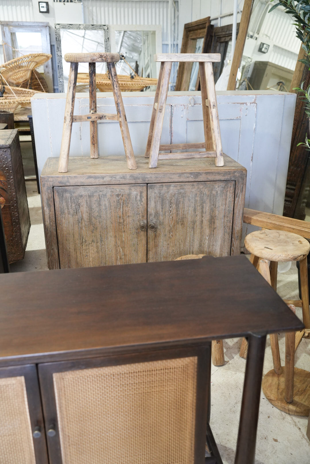 ANTIQUE TWO DOOR CABINET