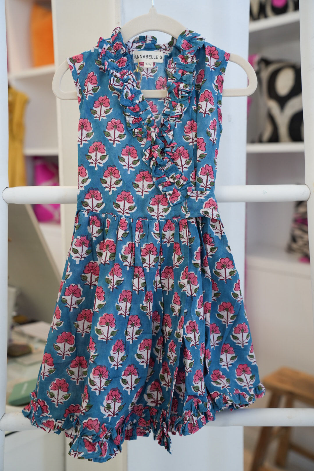 MINTY DRESS | KIDS | BLUE PETAL