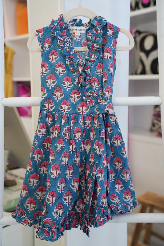 MINTY DRESS | KIDS | BLUE PETAL