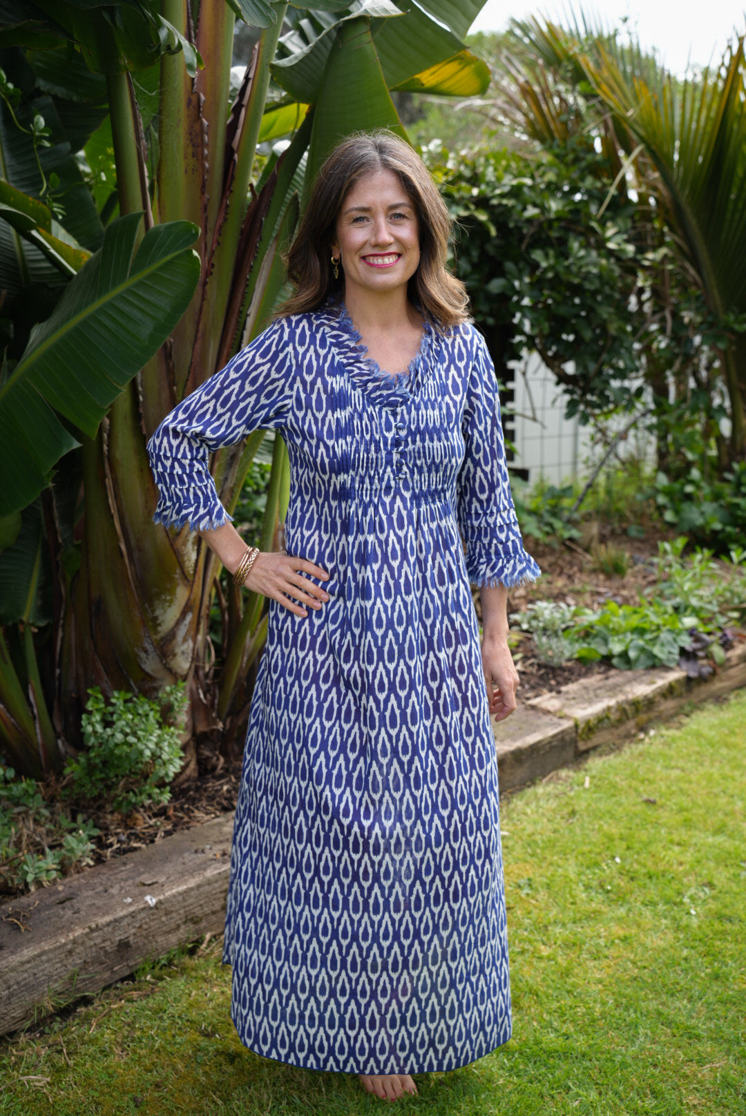 SIENNA DRESS | INDIGO