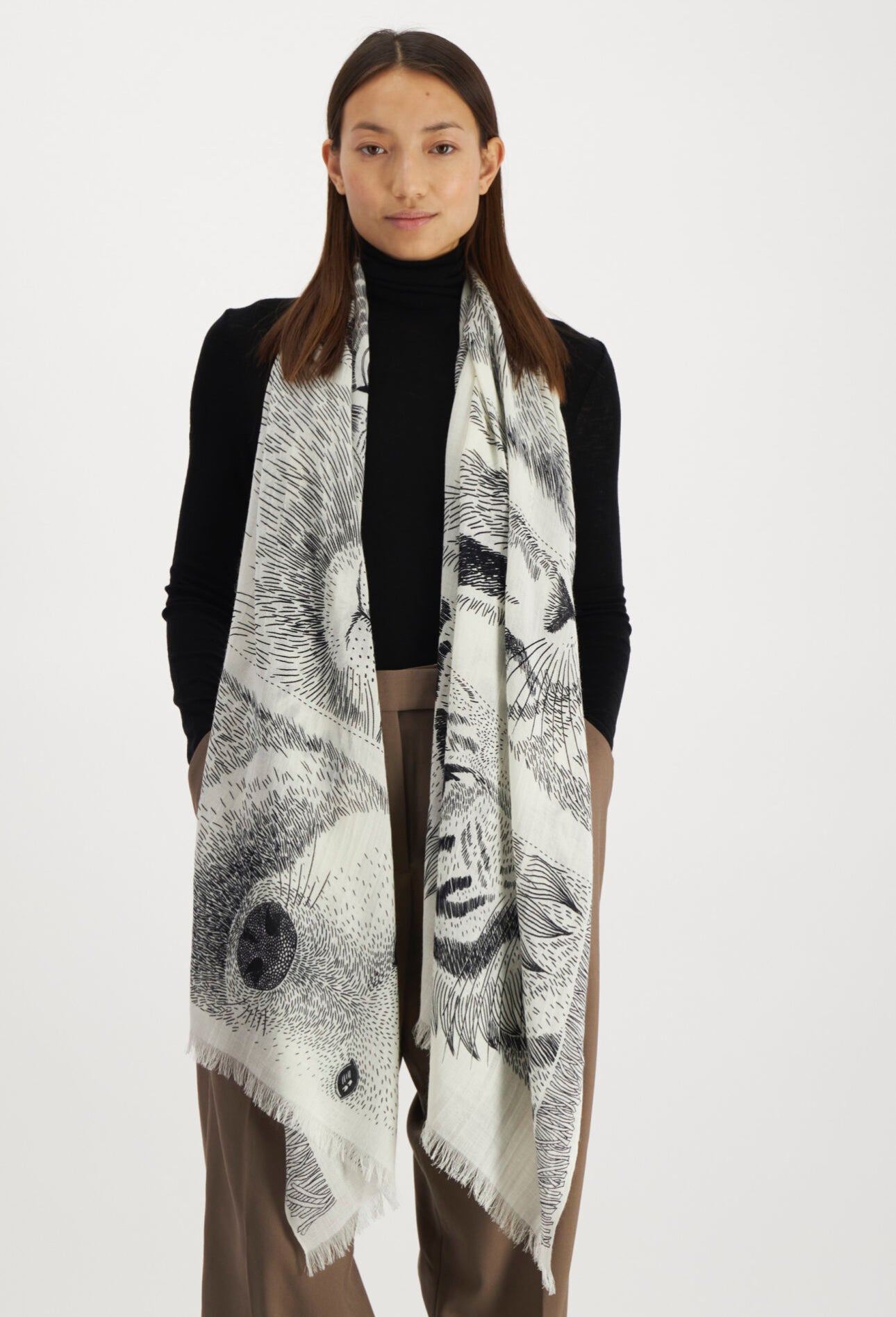 FRERES Scarf- WHITE by Inouï Edition