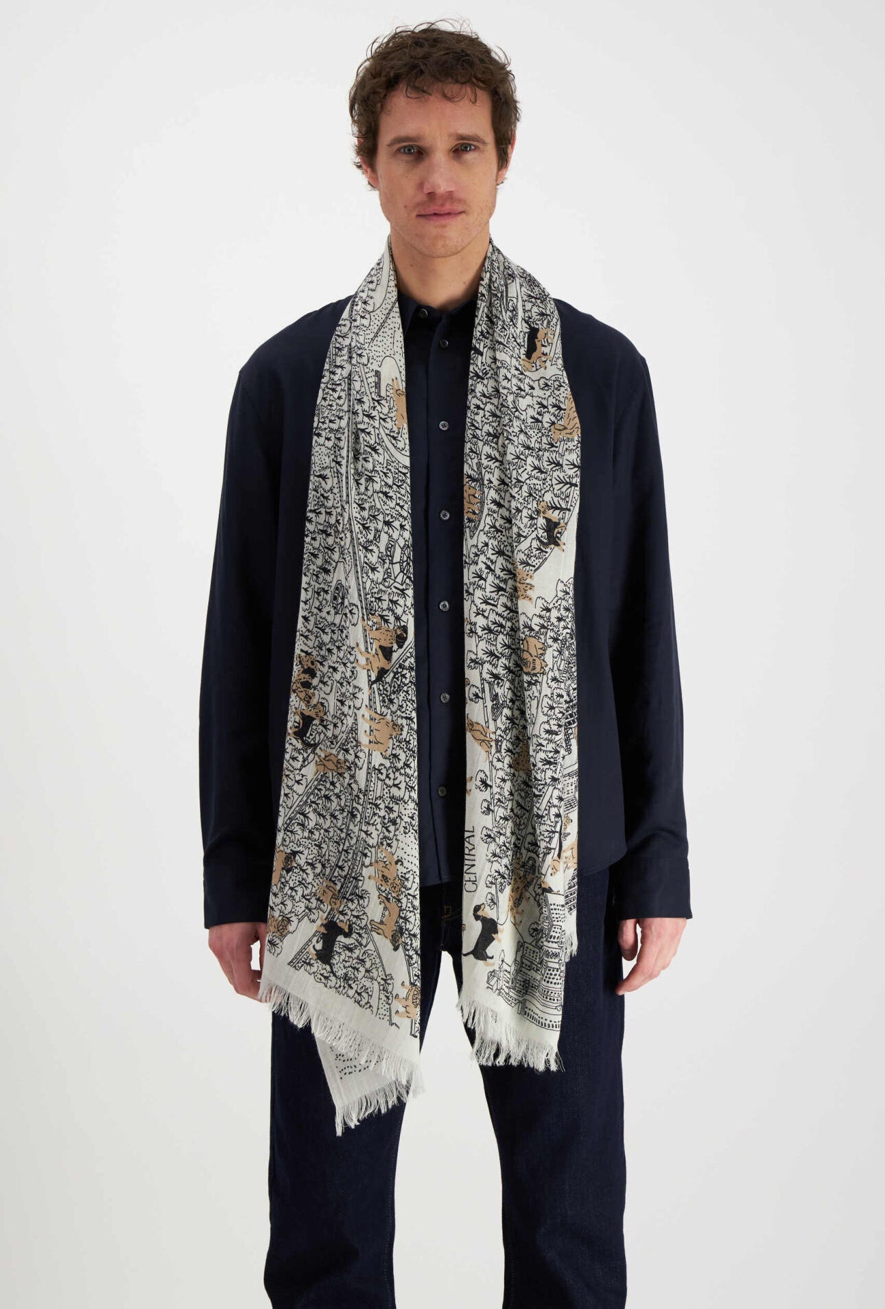 CENTRAL PARK Scarf- WHITE by Inouï Edition