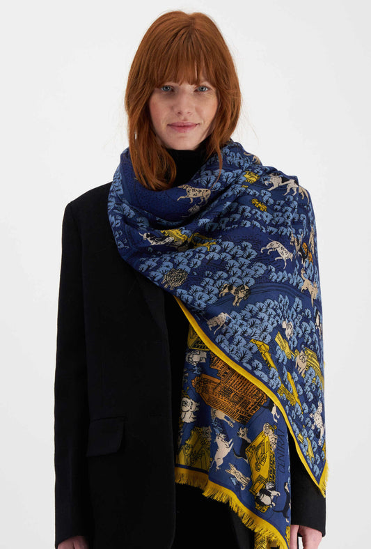 CENTRAL PARK Scarf- YELLOW by Inouï Edition