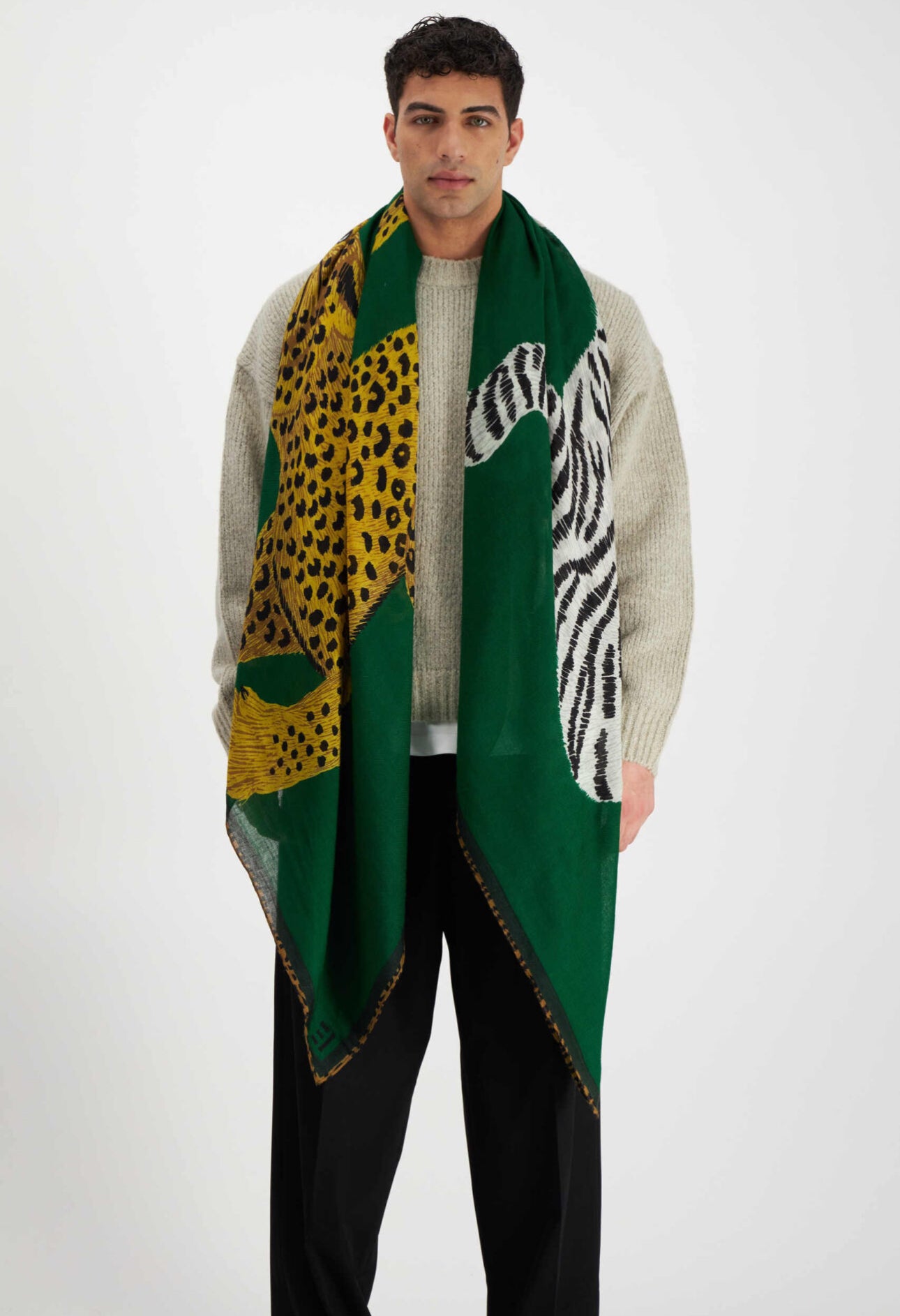 CHATOU 130 Scarf- EMERALD by Inouï Edition
