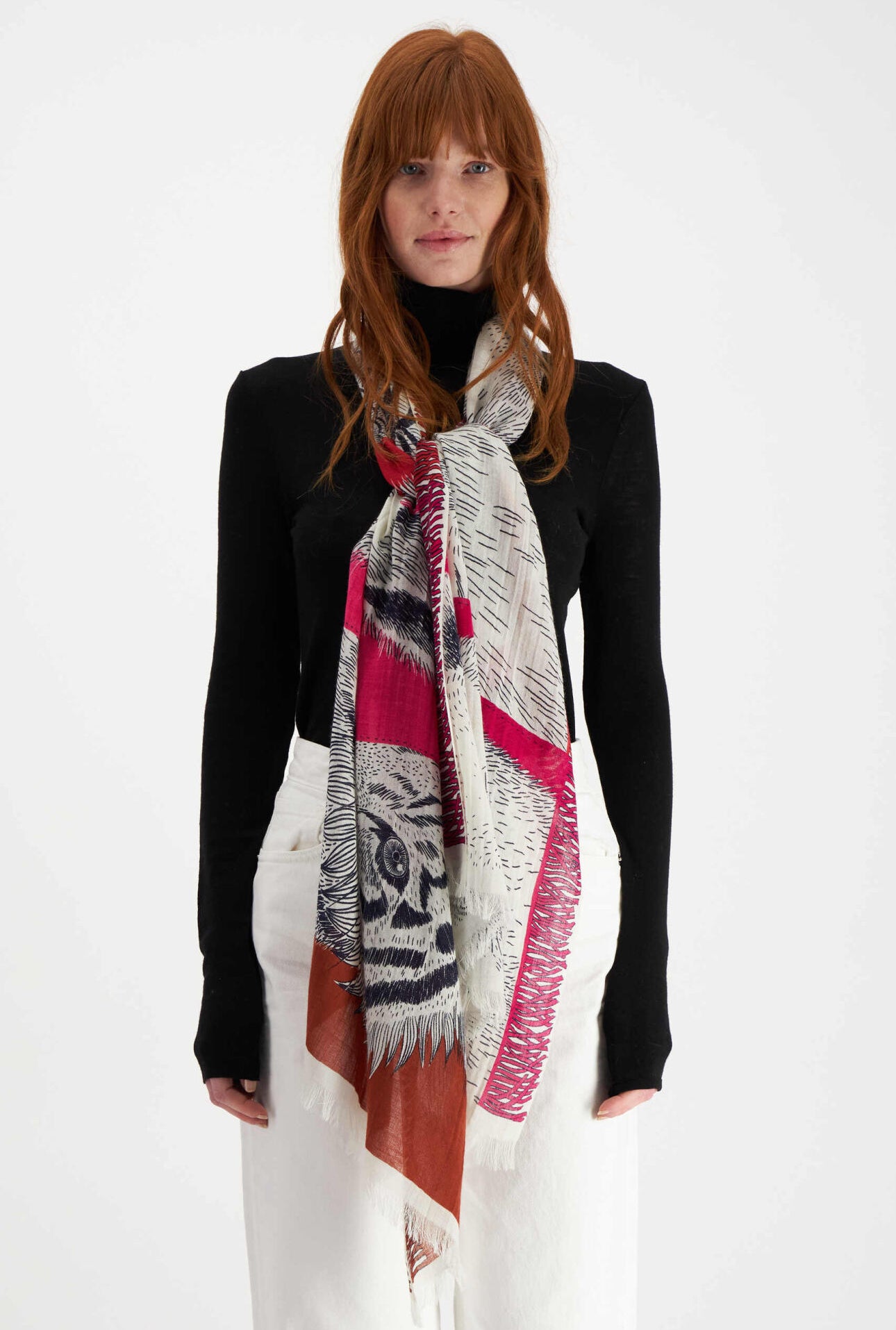 FRERES Scarf- PINK by Inouï Edition