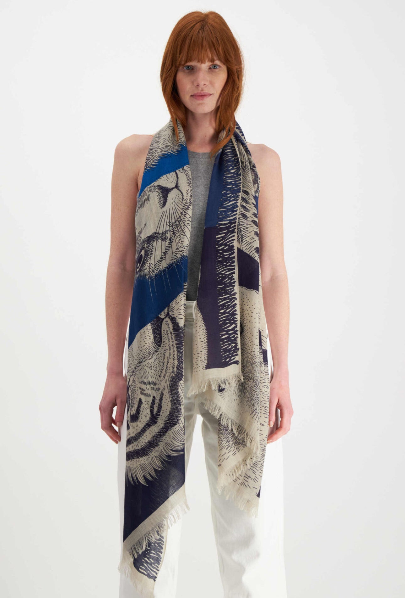 FRERES Scarf- BLUE by Inouï Edition