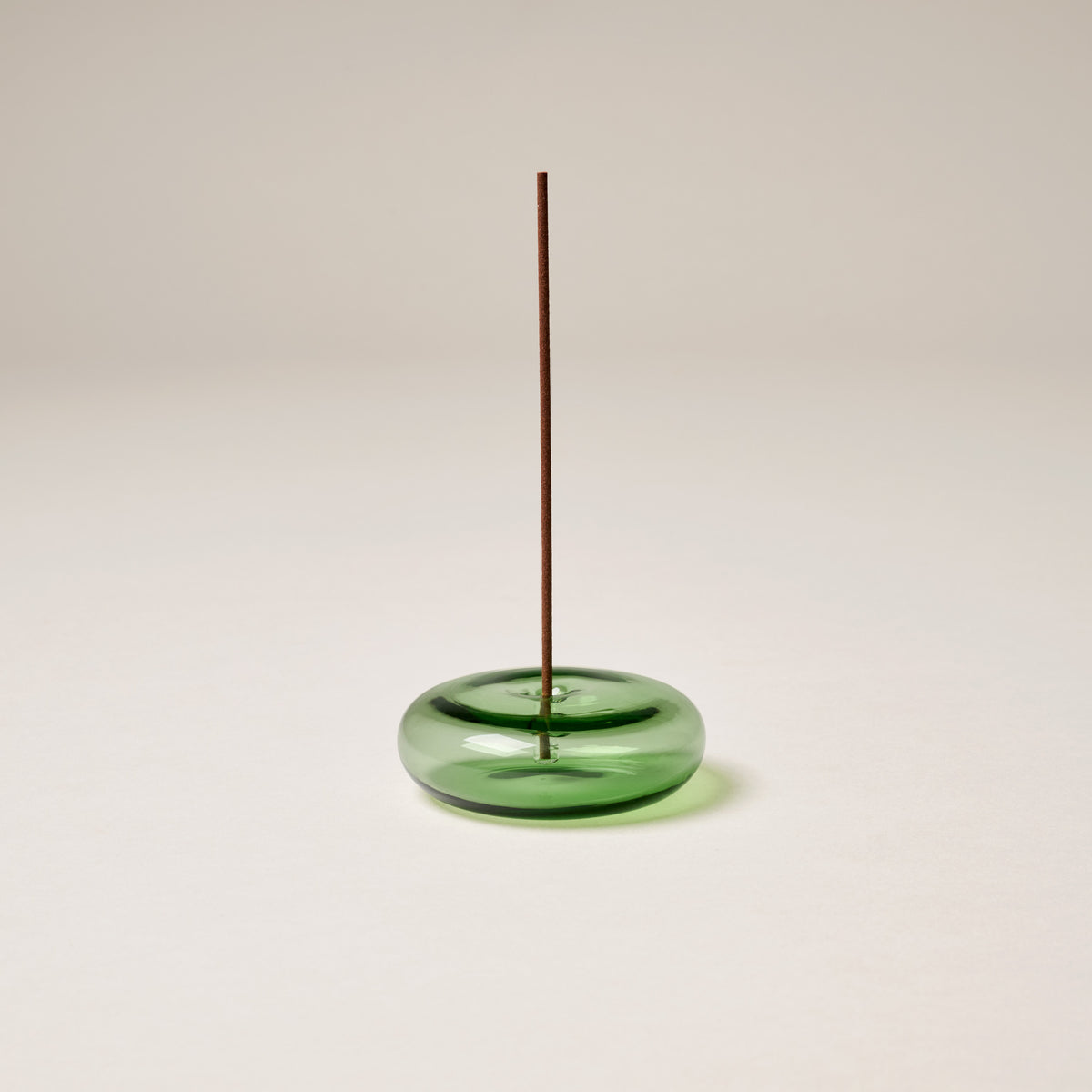 GENTLE HABITS | GLASS INCENSE HOLDER GREEN