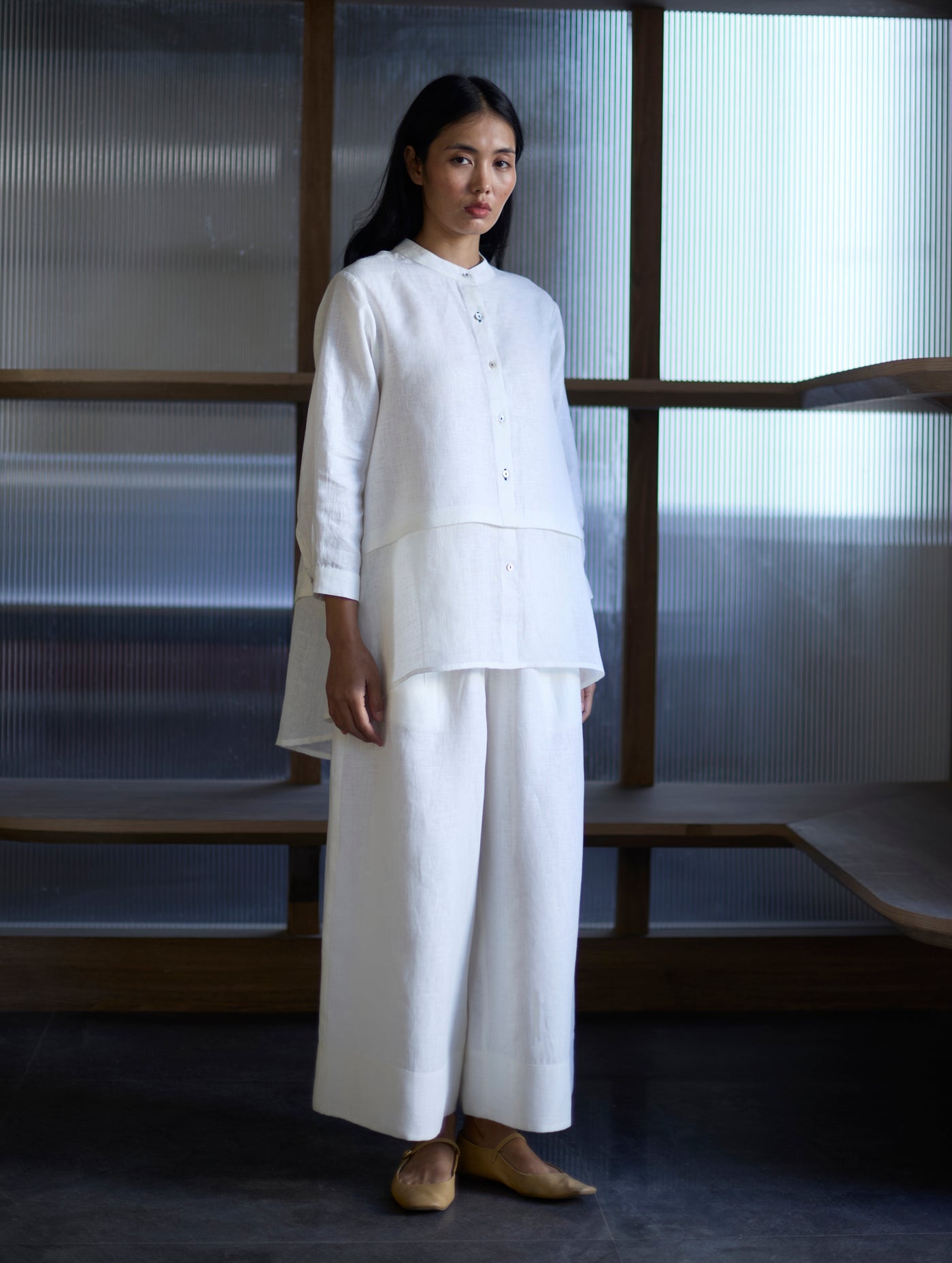 ANAYA LINEN TOP