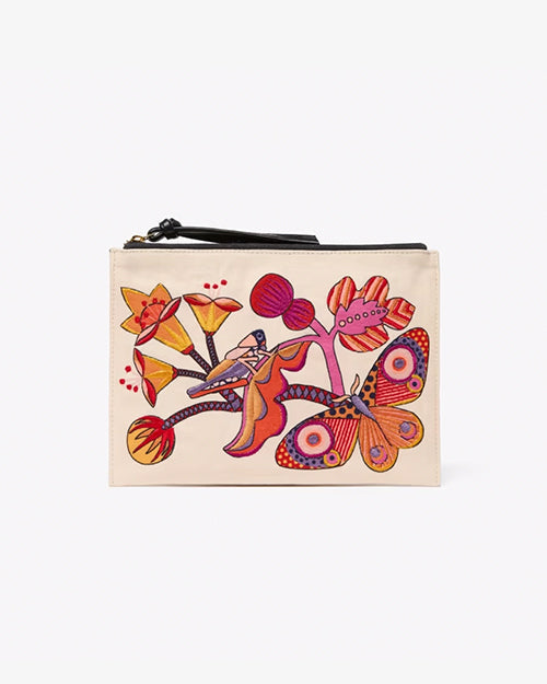 BOTANIQUE POUCH in POWDER by Inoui Editions Paris