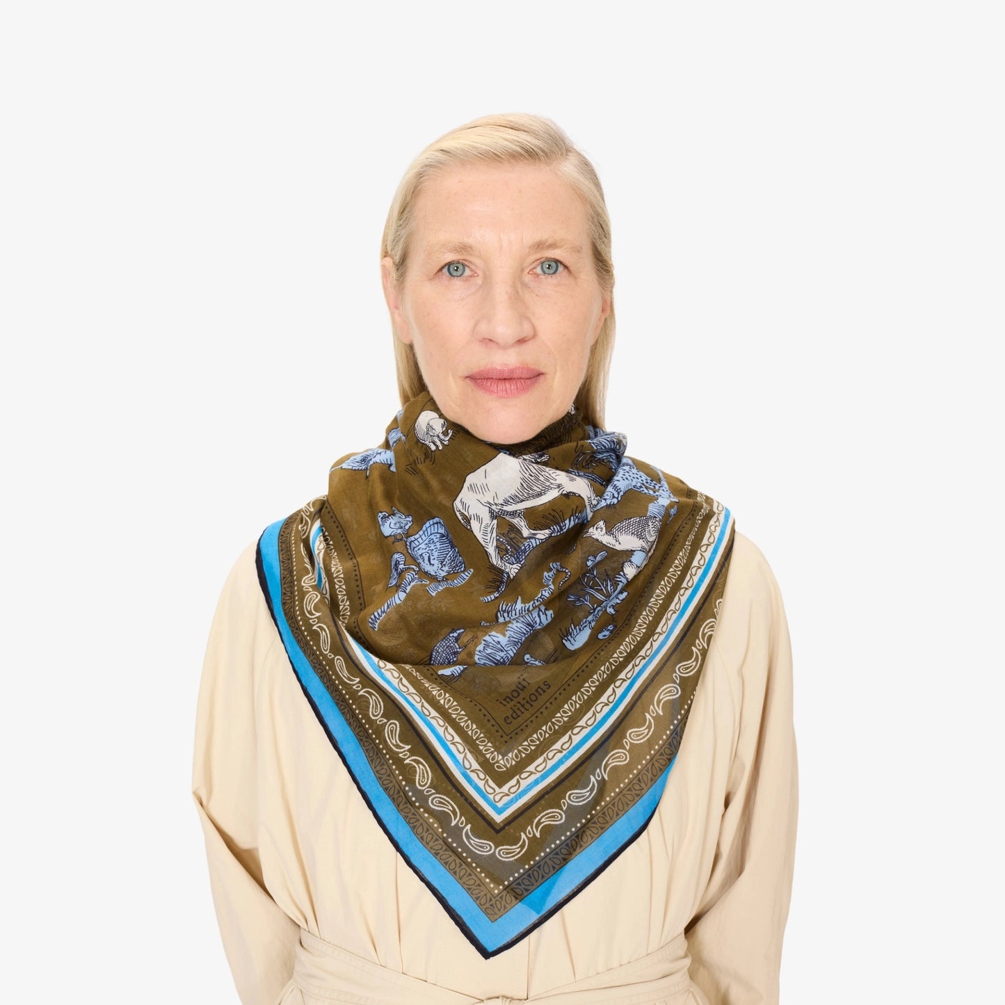 REVERIE Scarf- KHAKI by Inouï Edition
