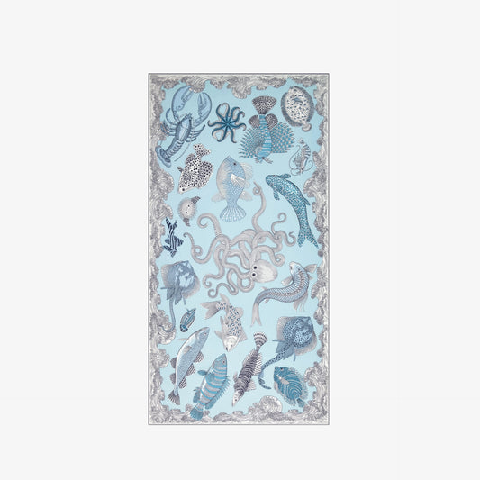 POSEIDON Scarf- TURQUOISE by Inouï Edition
