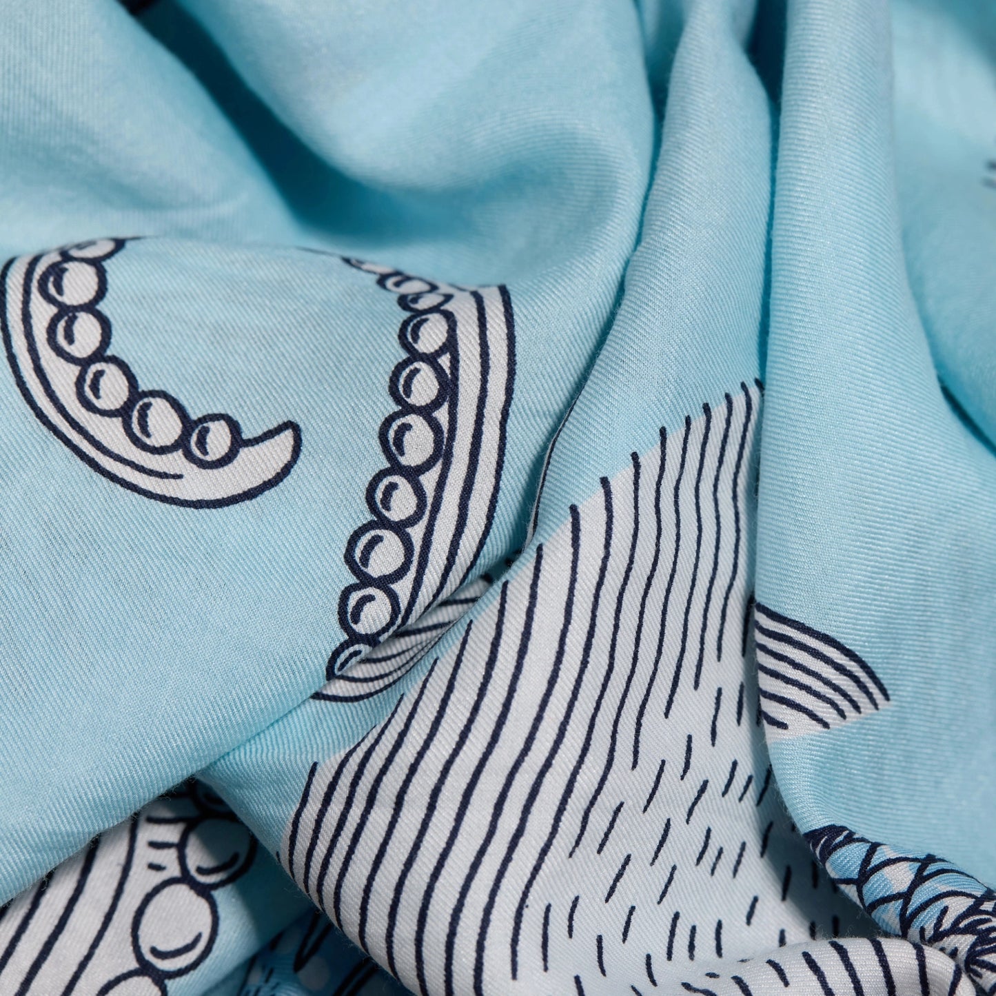POSEIDON Scarf- TURQUOISE by Inouï Edition
