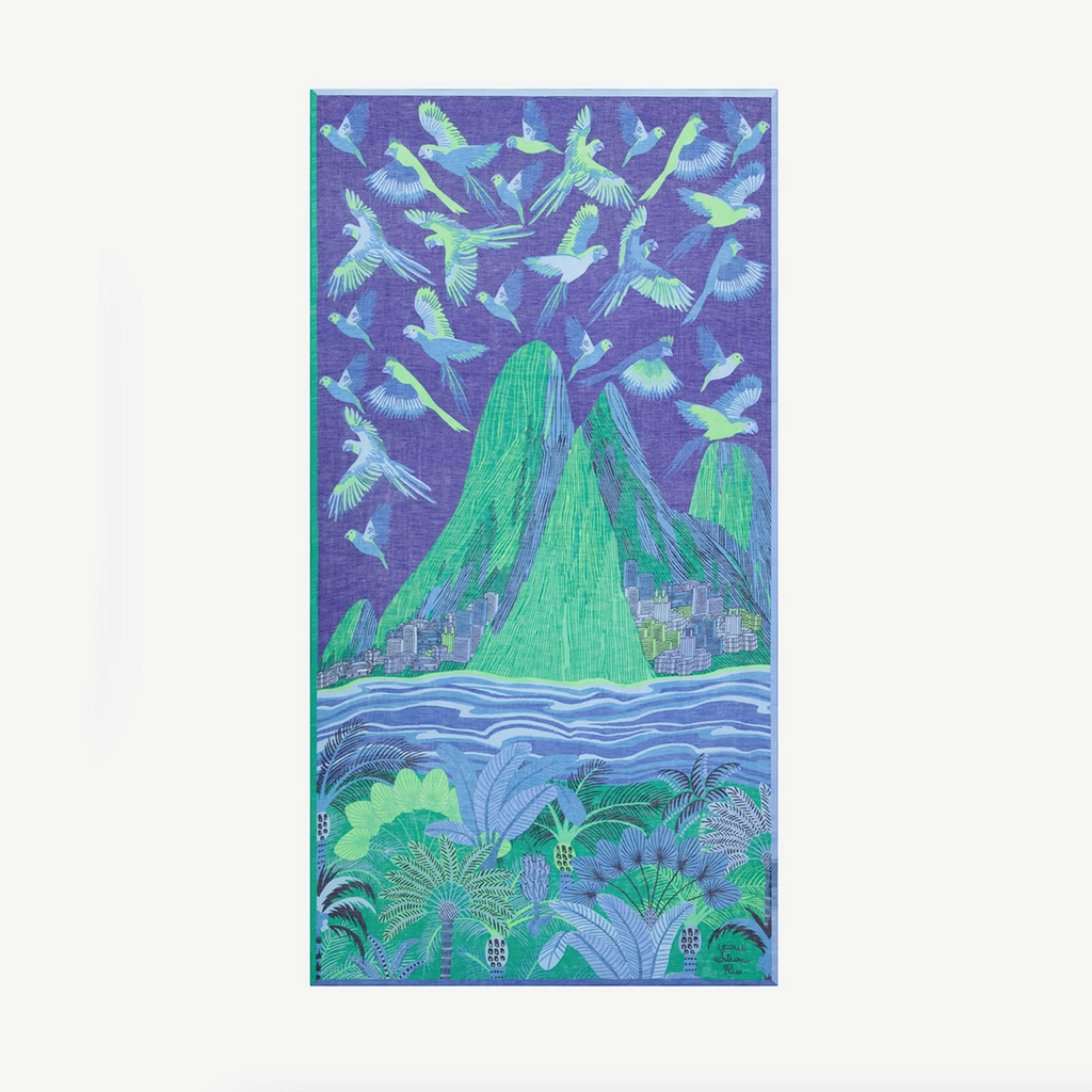 RIO Scarf- EMERALD by Inouï Edition