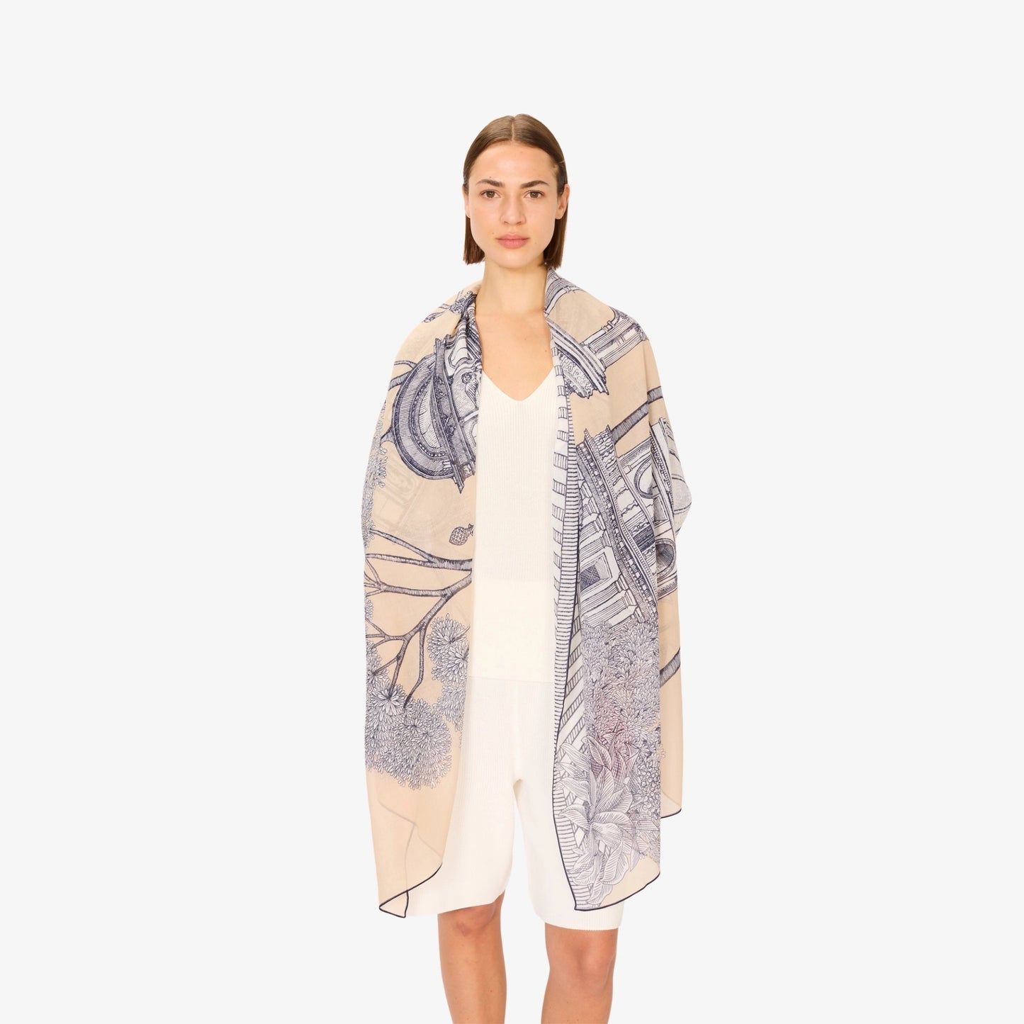 MIRAGE Scarf- NATURAL by Inouï Edition