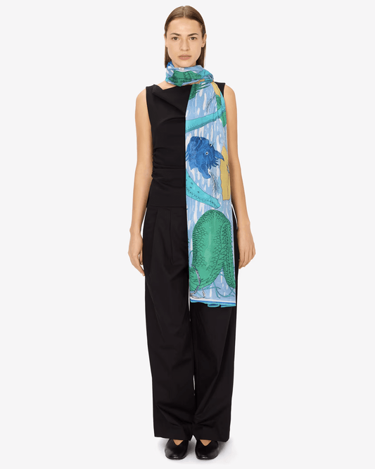 FANTASTIQUE Scarf- EMERALD by Inouï Edition