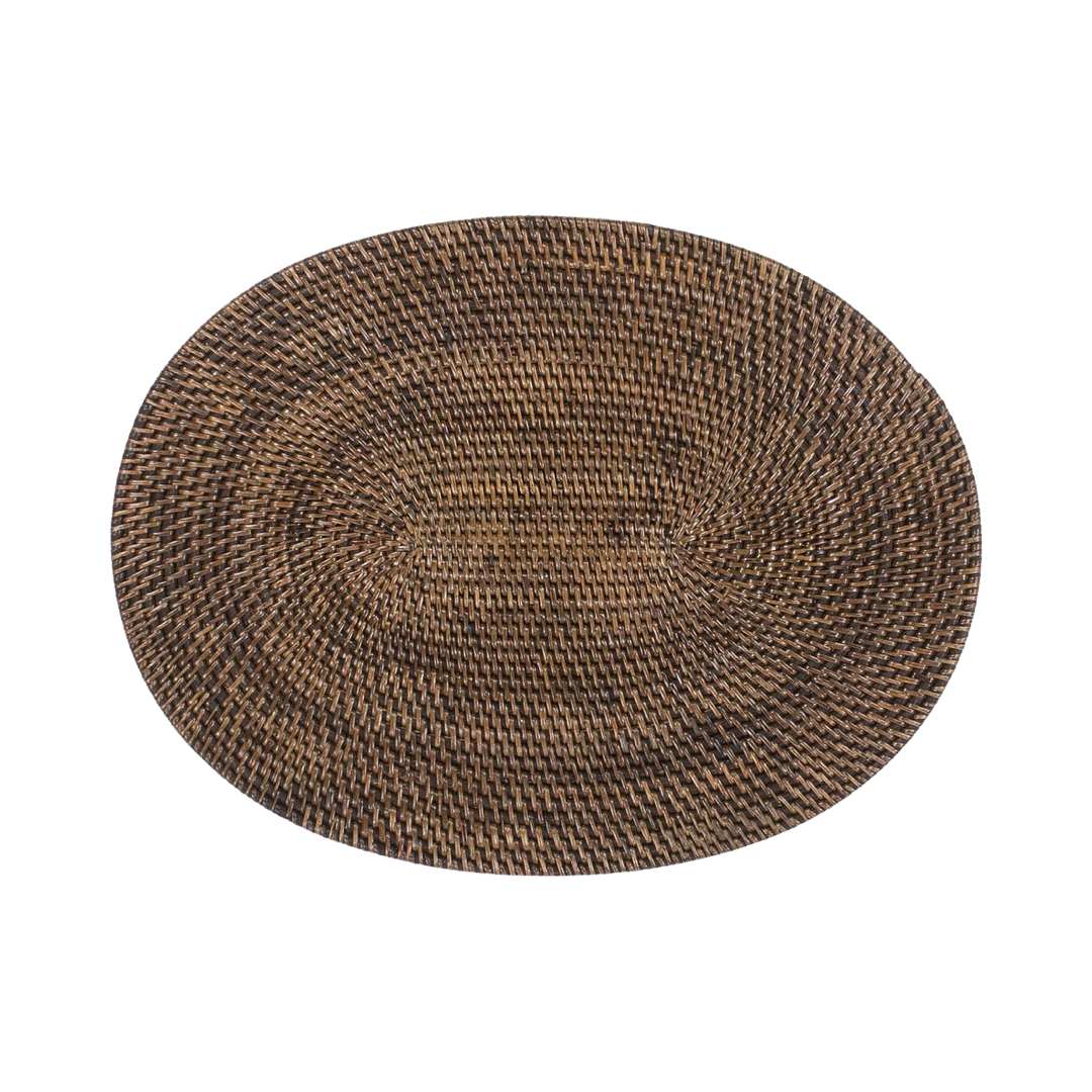 OVAL RATTAN PLACEMAT