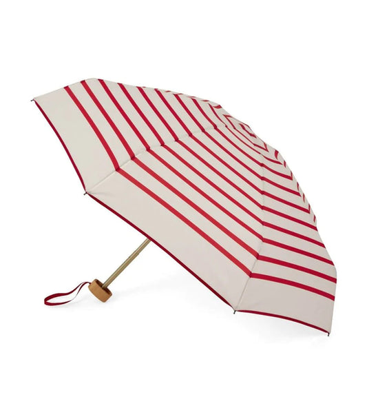 ANATOLE PARIS - Striped micro- umbrella red stripes DIANA