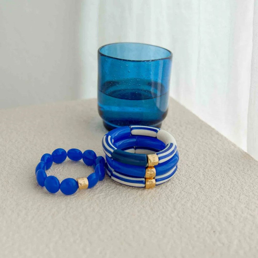 PARABAYA- COBALT BOMBOM BRACELET