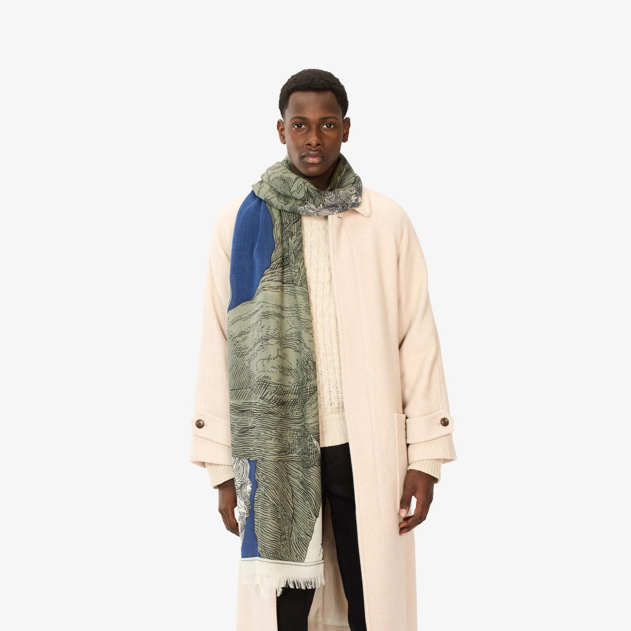 MONTANA Scarf- Khaki by Inouï Edition