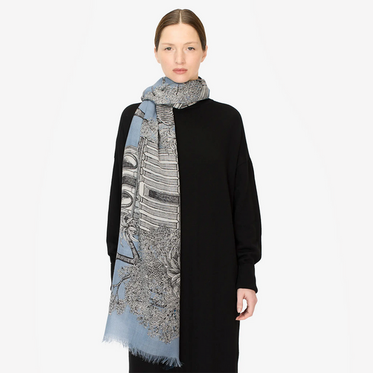 MIRAGE Scarf- Blue by Inouï Edition