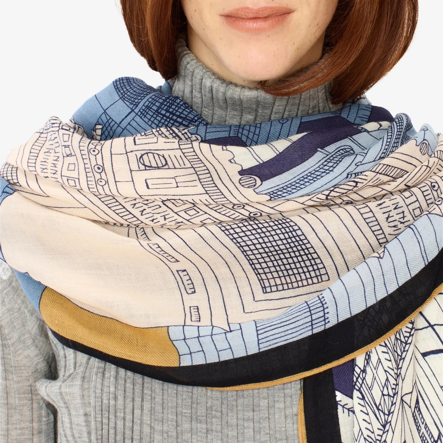 PARIS Scarf- Navy by Inouï Edition