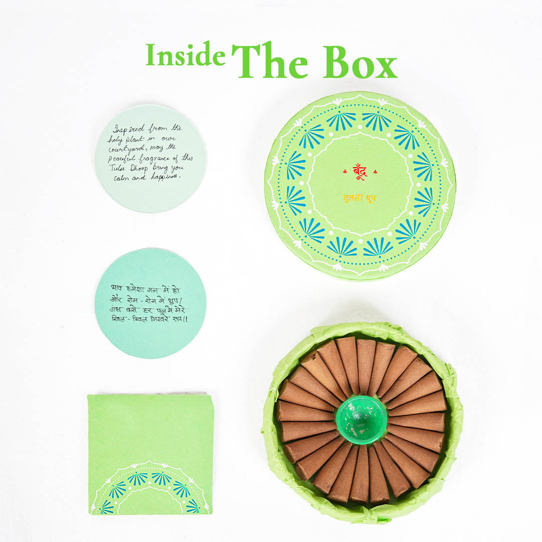 Tulsi (Holy Basil) – Calm & Serenity | INCENSE CONES