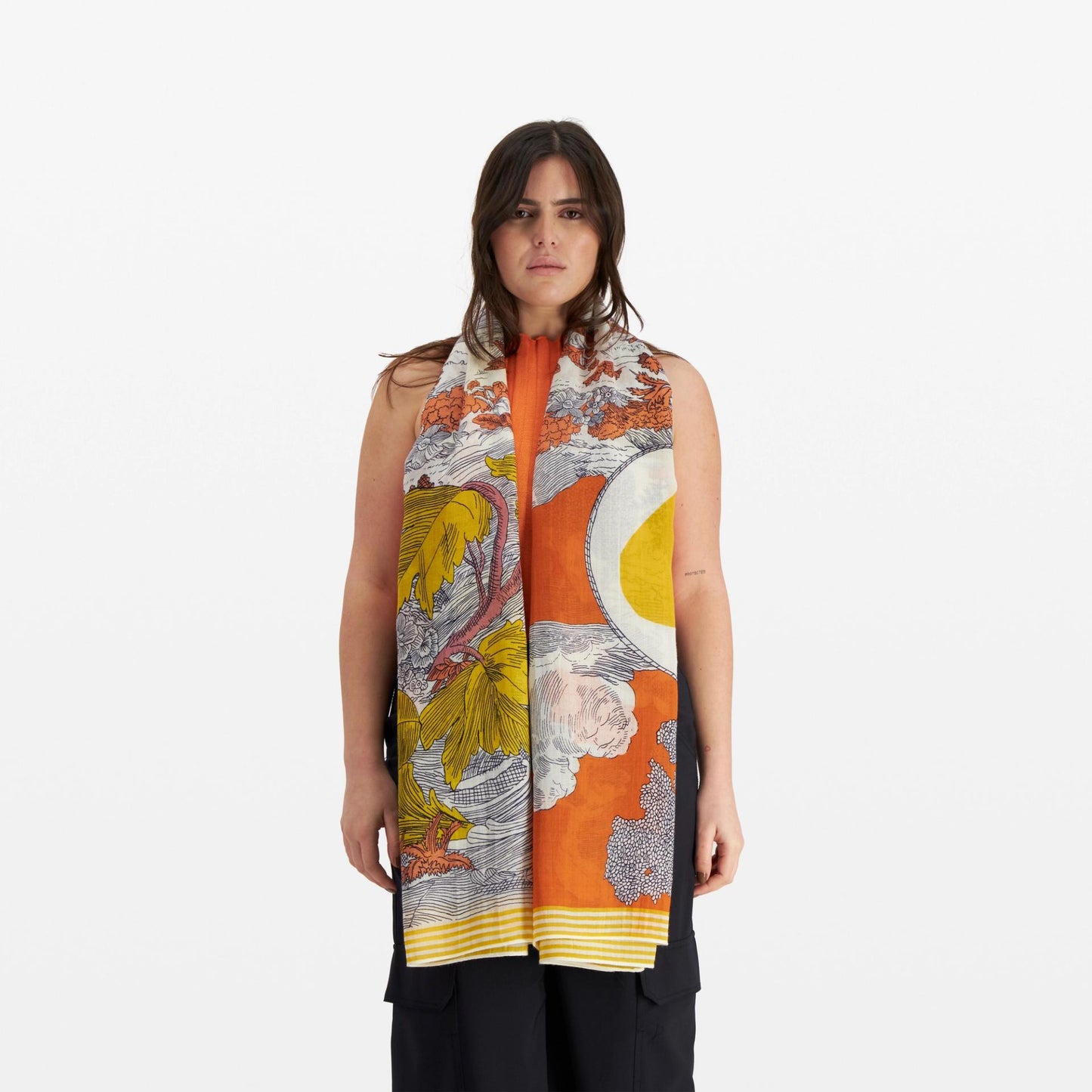 HISTOIRE Scarf- YELLOW by Inouï Edition