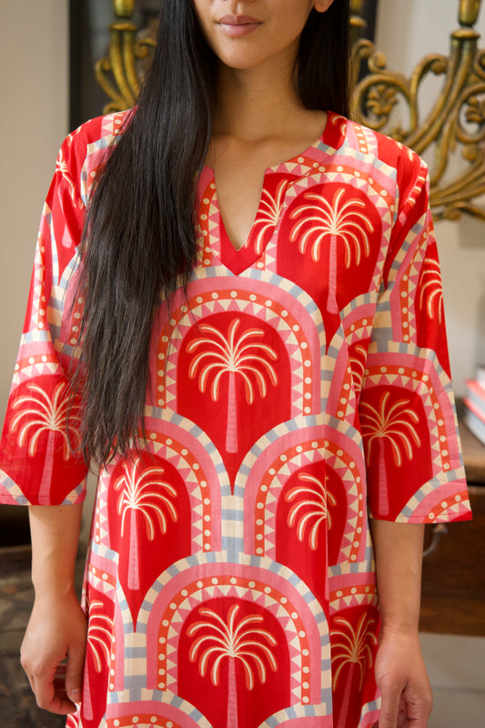 NICKI DRESS | PALM PINK
