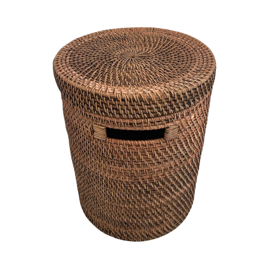 RATTAN BASKET | BROWN