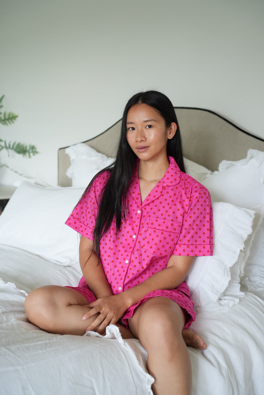 PYJAMAS | PINK RED POLKA DOT | SHORT