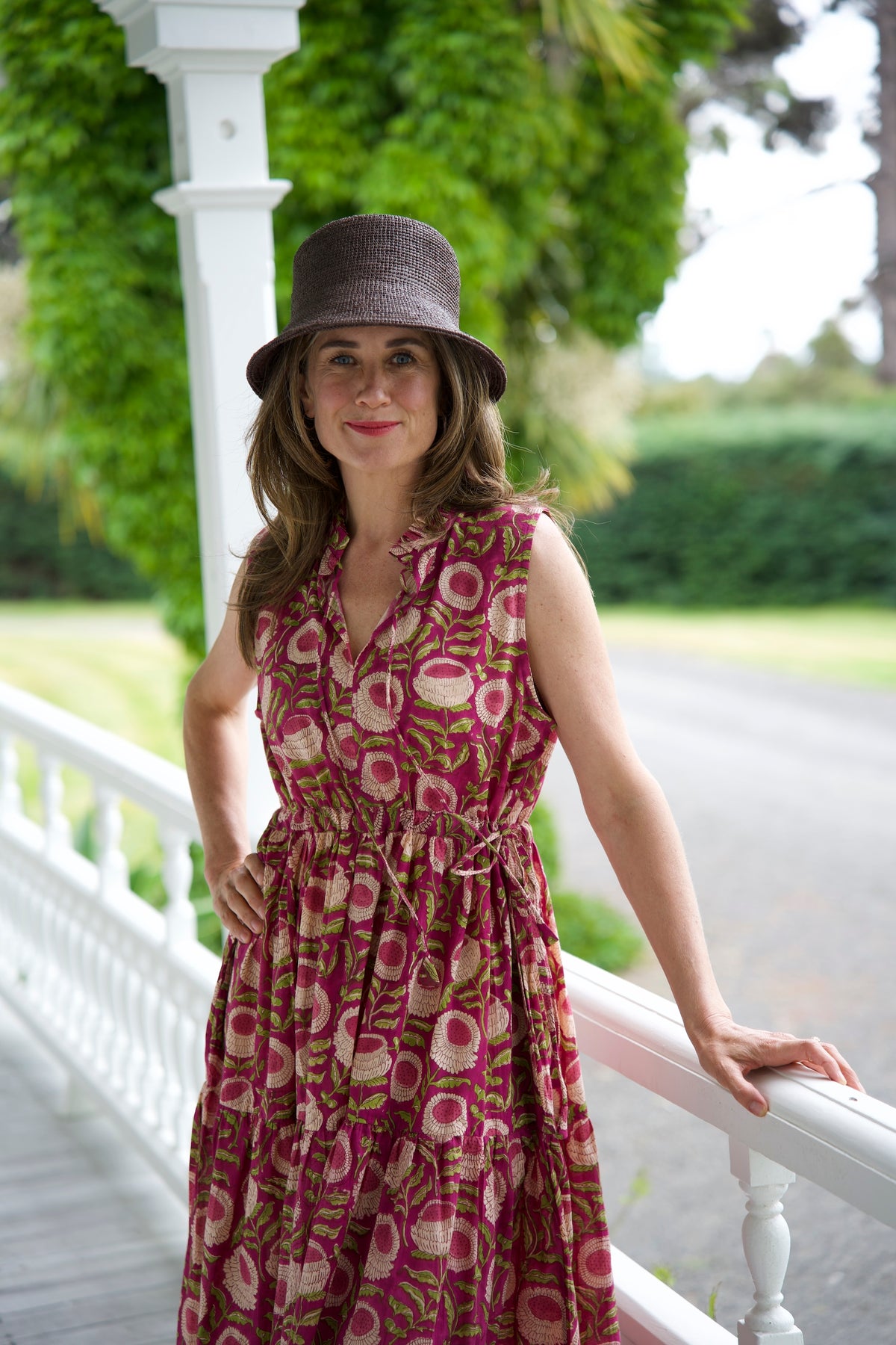 LUCIA DRESS | MAGENTA | FREE SIZE