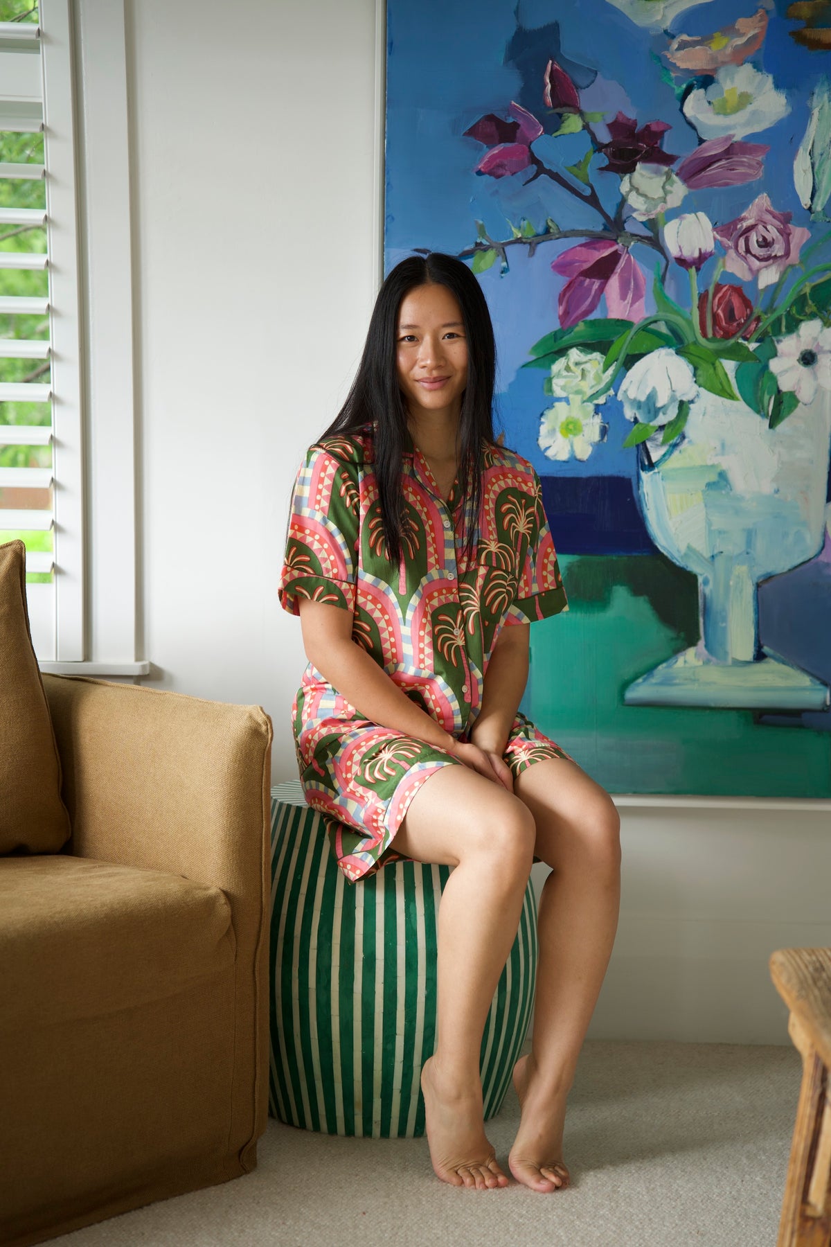 PYJAMAS | GREEN PALM | SHORT